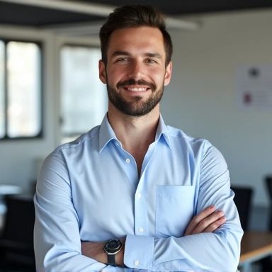Portrait de Thomas Moreau, chef de projet