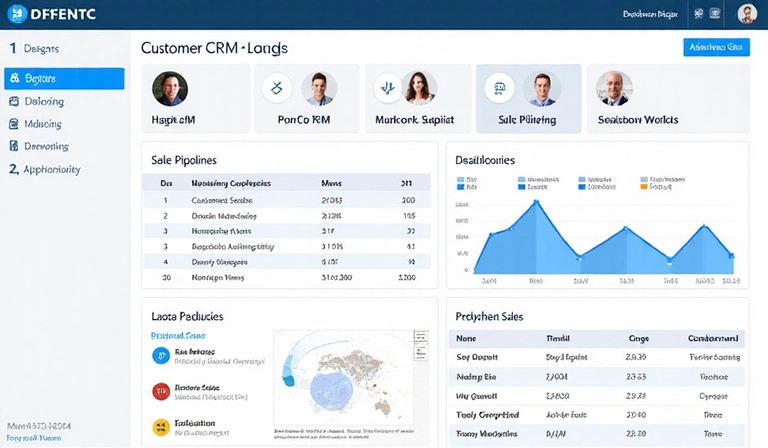 Solution CRM pour PME développée par BizSoft Foundry